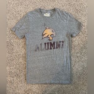 Gray Texas State Alumni T-Shirt with Logo